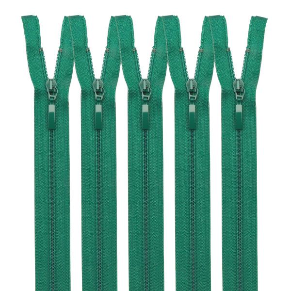 Молния спираль (витая) Arta Т5 (5 мм) 1 зам., разъем., 40 см, цв. 529 зеленый, уп.5 шт