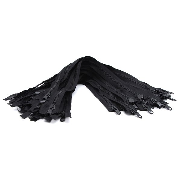 Молния трактор Arta Т8 (8 мм) 2 зам., разъем., 65 см, ОПТ. УП., 25 шт, 077 черный