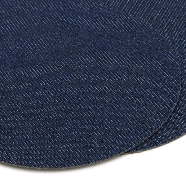 Термозаплатка, джинс, 100x140мм (т.синий (blue4)), AZ07, 2 шт