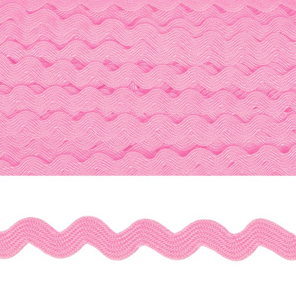 Тесьма вьюнчик 5 мм F133 нежно-розовый, уп.32,92м