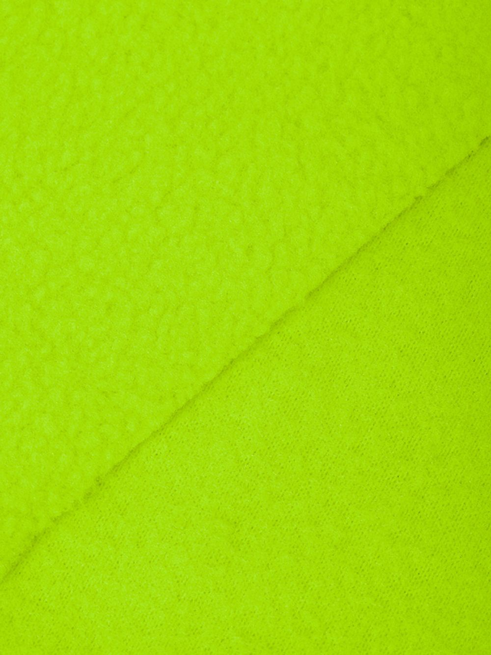 Флис 2-сторонний 190 г/м², 150 см / 2 метра, TBY-0059-229.2, цв.F229 неон желтый