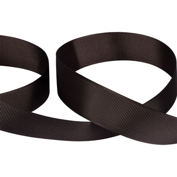 Лента репсовая (в рубчик) 38.0 мм / 45.5 метра, 122 корчнево-серый, Gamma GR-38