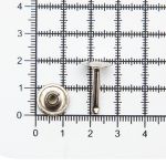 Хольнитены сумочные ⌀12 мм, h=20 мм, никель, двухсторонний, BIG, 50 шт