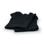 Манжеты трикотажные 7.5х9.5 см, 10 пар, тонкие для спецодежды, 14 кл, 1х1, 004 черный