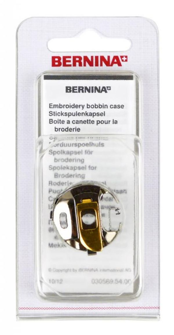 Колпачок шпульный с золотой защелкой (ротационный челнок), 034 320 71 04, Bernina, 1 шт