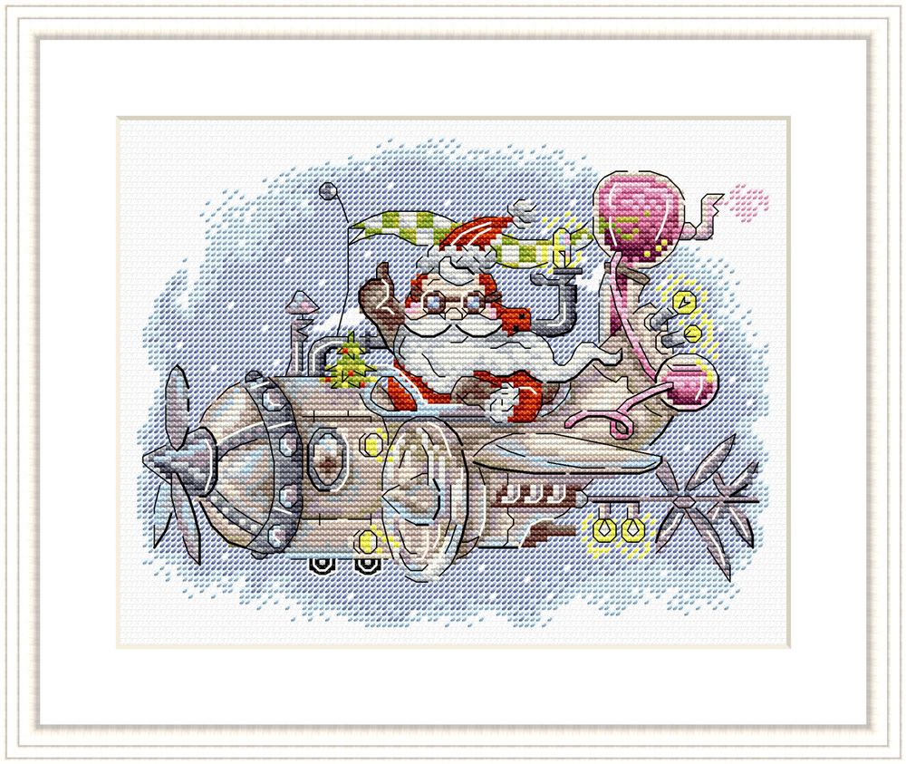 Набор для вышивания нитками МП Студия (Жар-птица), Весёлый полёт, 16х20 см