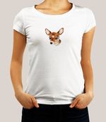 Набор для вышивания нитками Panna Живая картина JK-2289, Маленький олененок, 6х6 см