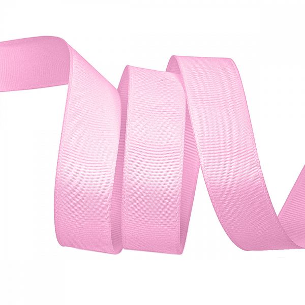 Лента репсовая (в рубчик) 20.0 мм / 22.8±1 метра, F133 розовый, Magic4Hobby