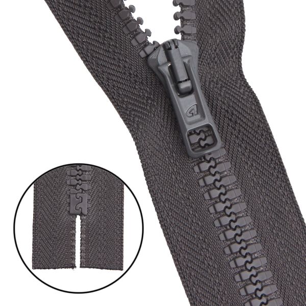 Молния трактор Arta Т6 (6 мм) 1 зам., н/раз., 18 см, цв. 196 дым, уп.10 шт