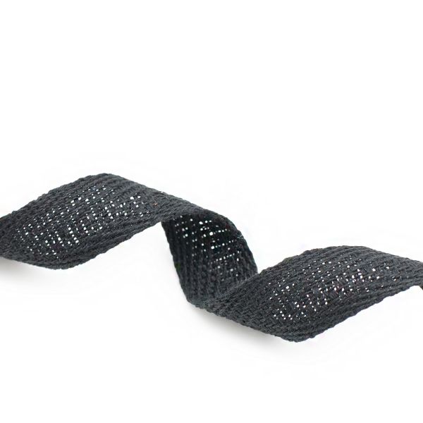 Тесьма (лента) киперная (100 х/б) 15 мм / 25 метров, рис.9758, 3 черный, С3863Г17