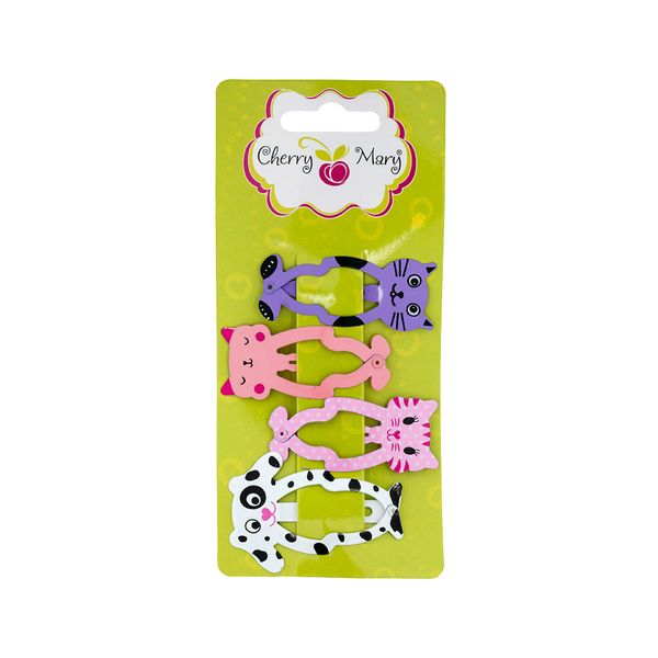 Набор заколок для волос, 20 шт, №01 разноцветные, Cherry Mary Z6008