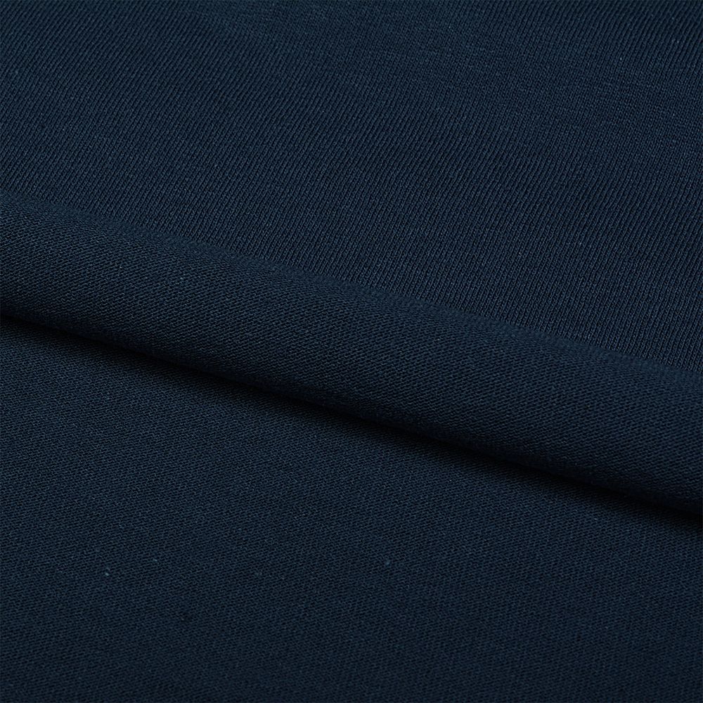 Кулирка гладкокрашеная 145 г/м², 100+100 см, в нарезке, цв. т.синий, 6м /TOS/