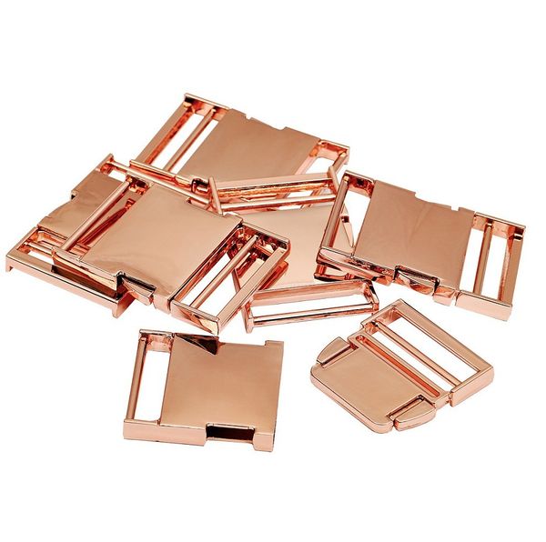 Фастекс (пряжка трезубец) металл 38 мм, 62x42 мм, золото, 6 шт