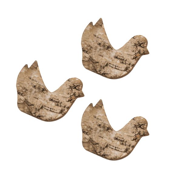 Декоративные элементы из коры дерева 