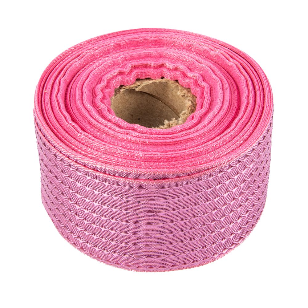 Лента металлизированная Стрела 40±2 мм / 25±0.5 метров, розовый / pink, Blitz