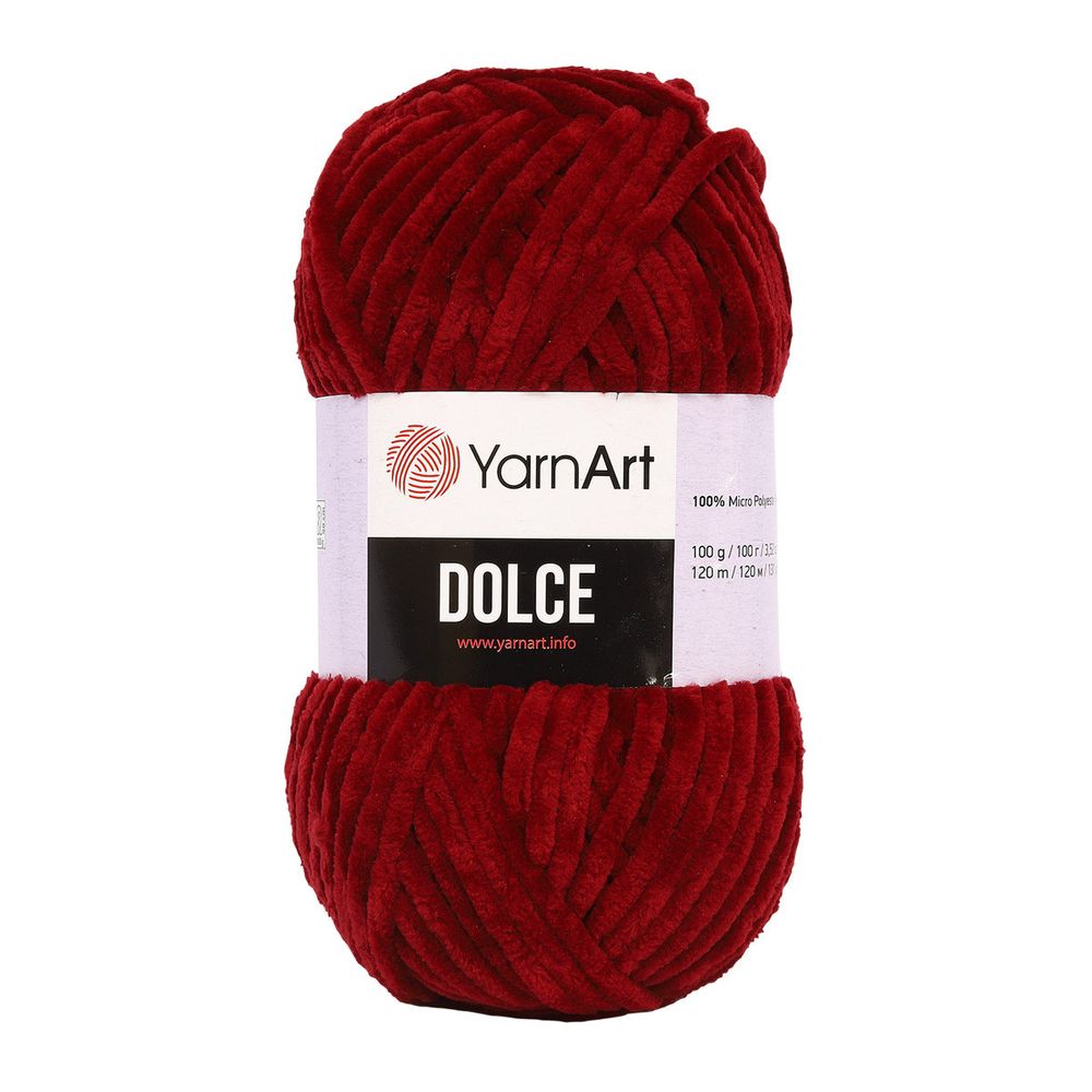 Пряжа YarnArt (ЯрнАрт) Dolce / уп.5 мот. по 100 г, 120м, 752 бордовый