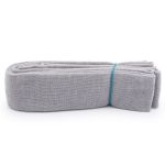 Манжеты трикотажные рукава 7.0 см / 3 метра, полушерсть тонкие 14кл. 1х1, 890 серебро