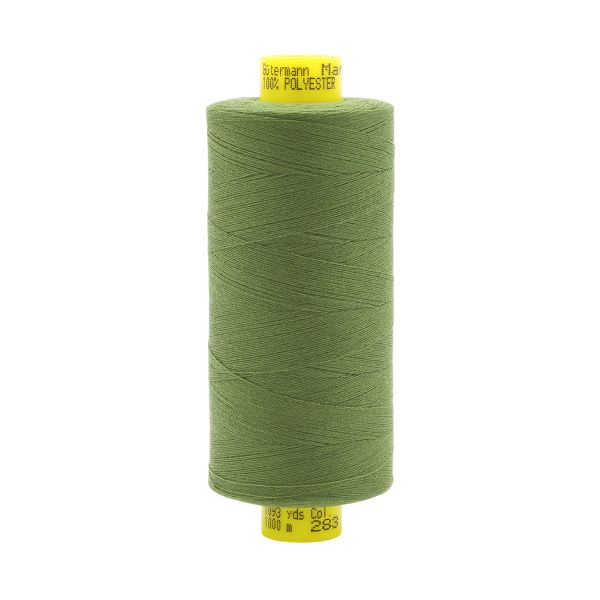 Нитка особо тонкая Gutermann Mara №150 (150/2), 1000 м, 713953, цв. 283 умеренный папортник, 1 катушка