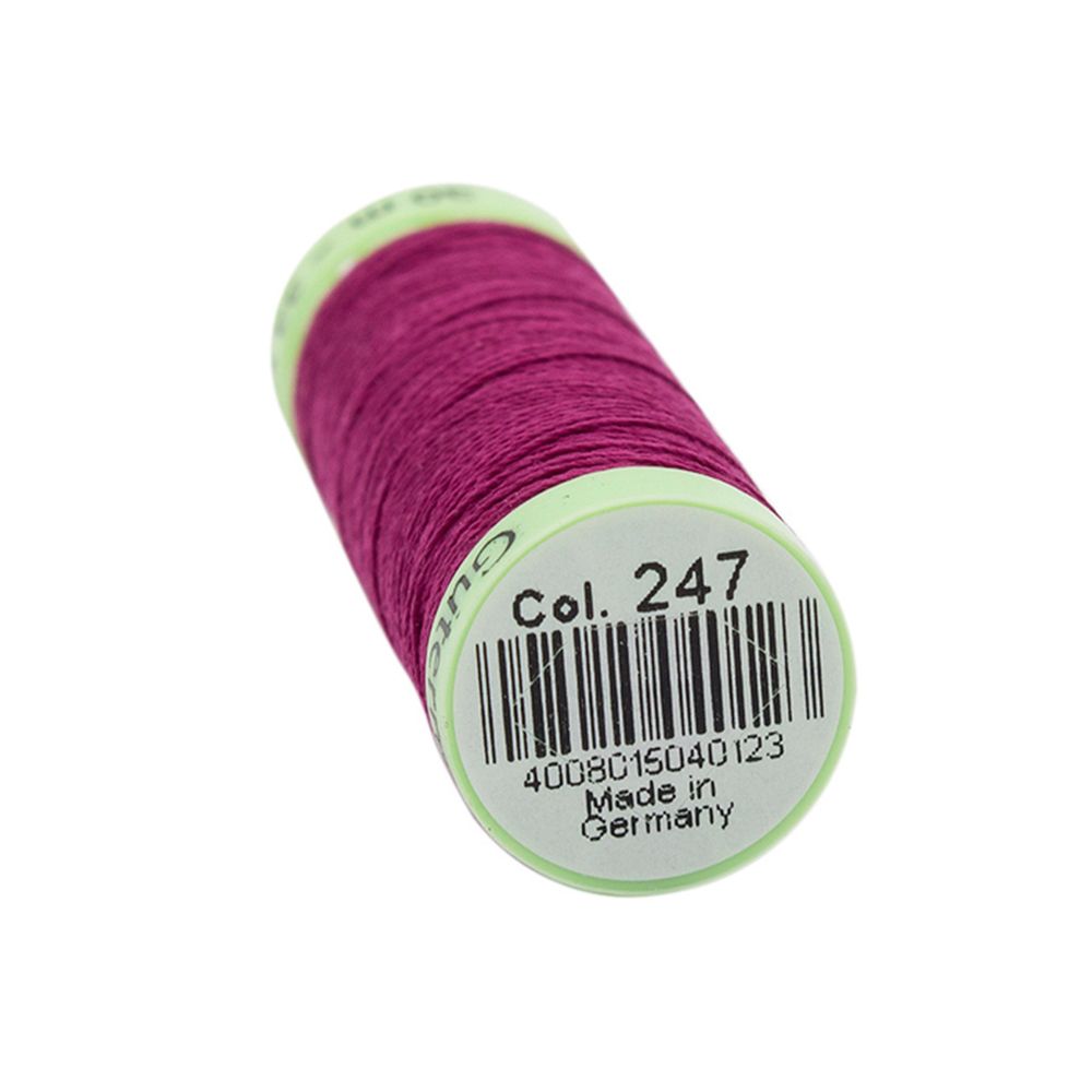 Нитки отделочные Gutermann Top Stitch, 30м, 247 фуксия, 5 катушек
