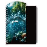 Тетрадь ученическая общая с двойной обложкой, A5 96 л. на гребне 65 г/м², белизна 100 %, 4 шт, клетка, 01209 Грани прекрасного, Светоч Т118