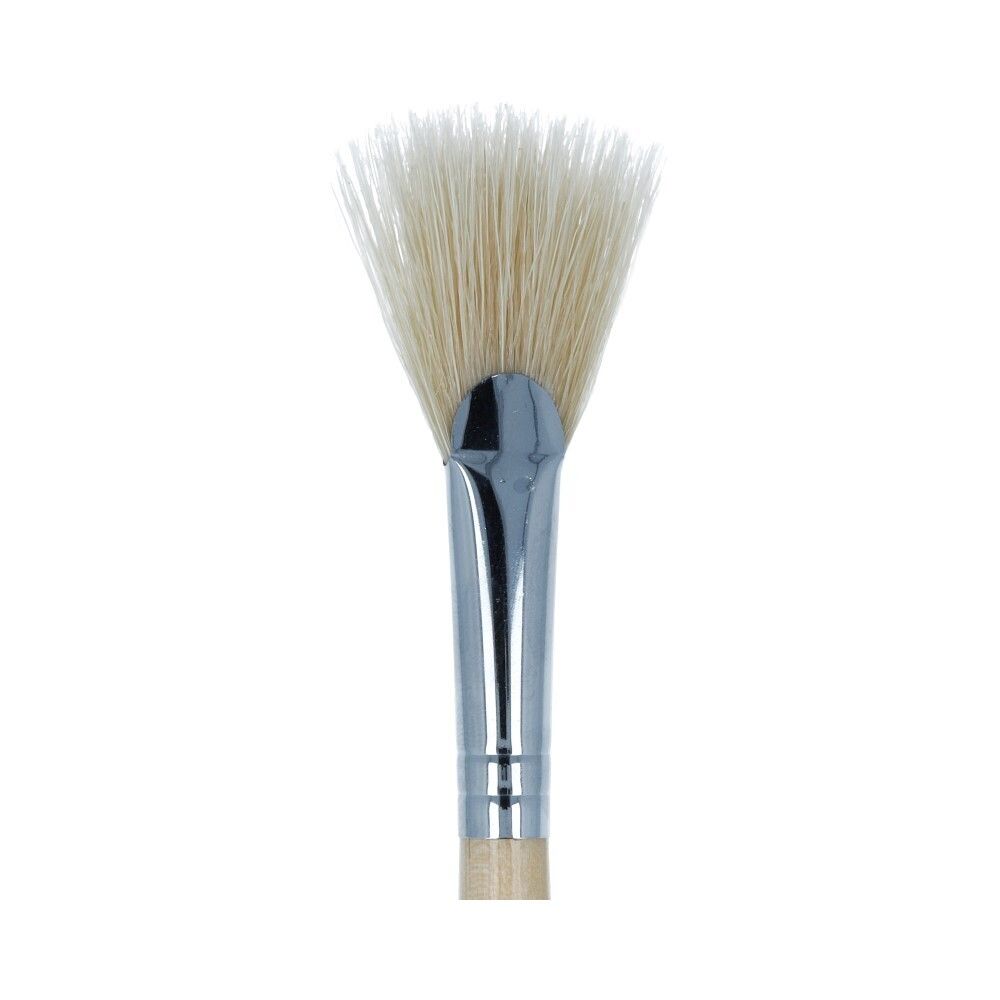 Кисть щетина №12 веерная, 5 шт, короткая ручка, 12, Mr.Painter BBW 132-12