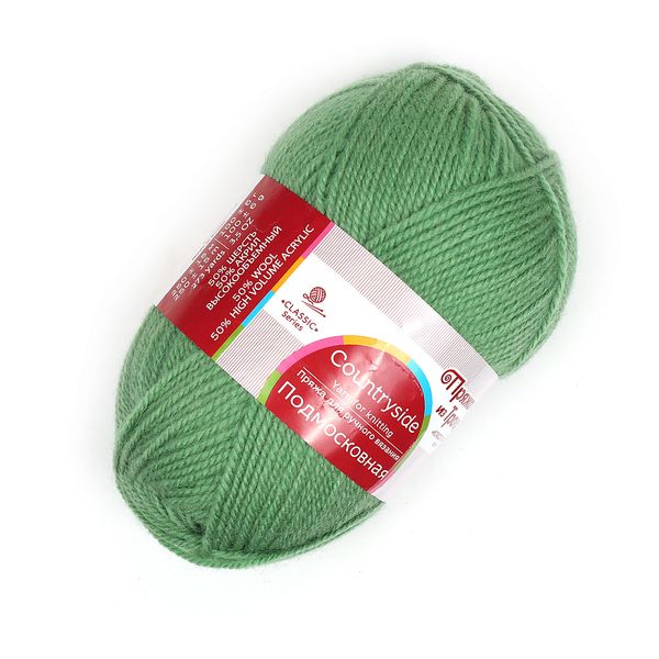 Пряжа Троицкая Подмосковная / уп.10 мот. по 100 г, 250м, 0437 ковыль