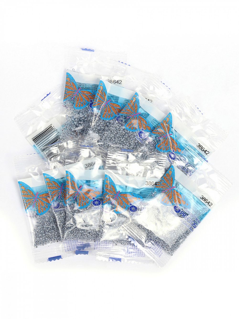 Бисер Preciosa 10/0 (2.3 мм), 50 г (10х5 г), цв. 38642