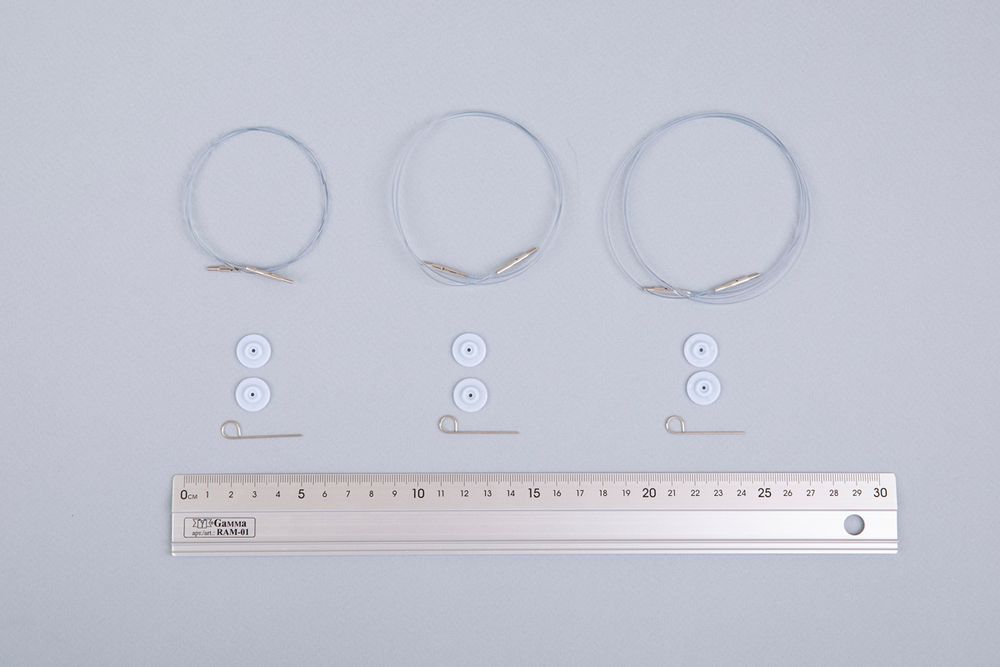 Леска для съемных (разборных) спиц SN-100 нейлон медь 80 см, 1 шт, для арт.SN2 и SN-10, Gamma SN-100