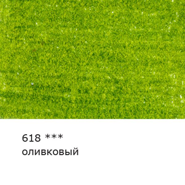 Карандаш цветной художественный заточенный, 6 шт, 618 Оливковый (Olive green), Vista-Artista Gallery VGCP