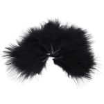 Перья декоративные 5-10см, 25 шт, H-80 черный