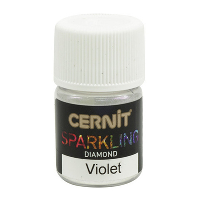 Мика-порошок, слюда Diamond/бриллиантовый "Sparkling Powder" 5гр. Cernit, 900 violet/фиолетовый