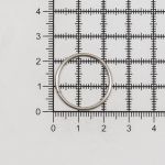 Кольцо разъемное металл in ⌀20 мм (23 мм внешн.), цв.никель, 100 шт