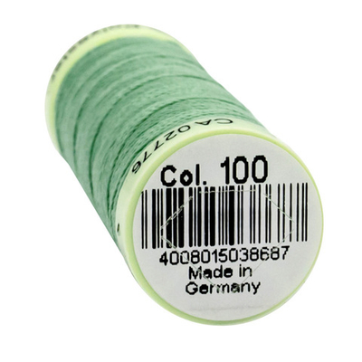 Нитки отделочные Gutermann Top Stitch, 30м, 100 пастельно серо-зеленый, 5 катушек