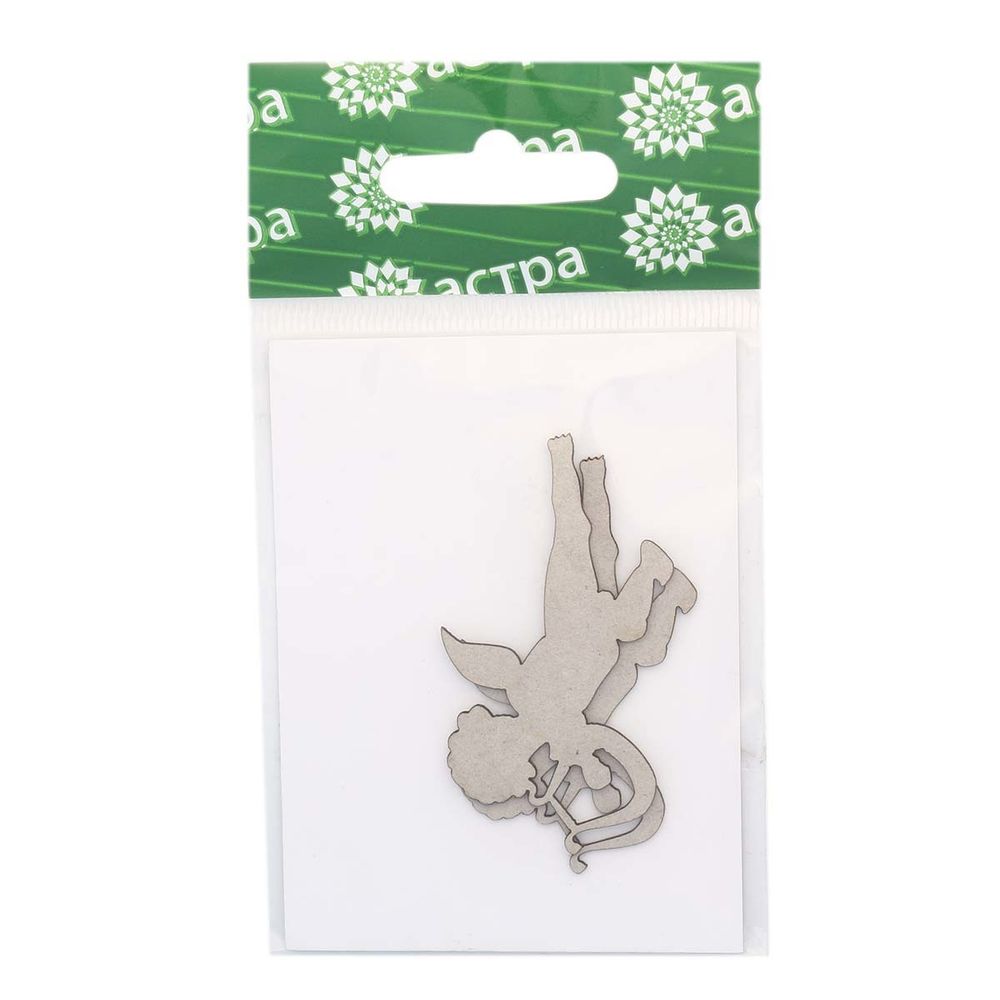 Заготовка из картона Ангелочек, 40х35 мм, 2 шт, Астра