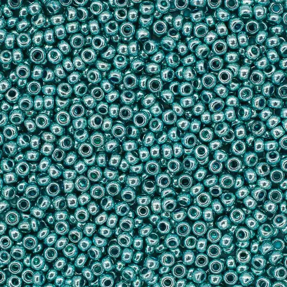 Бисер Preciosa Solgel metallic 10/0 (2.3 мм), 100 г (5х20 г), цв. 18134