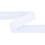 Косая бейка хлопковая 15 мм / 5 шт по 5.4 метра, белый №001, Gamma GK-15C