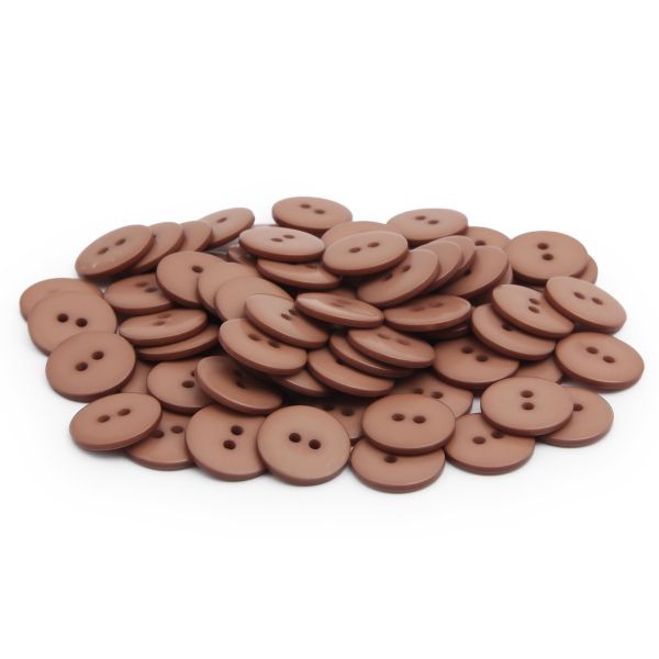 Пуговицы 2 прокола 28L, 18 мм, (Beige2 (бежевый2)) NE63, 72 шт