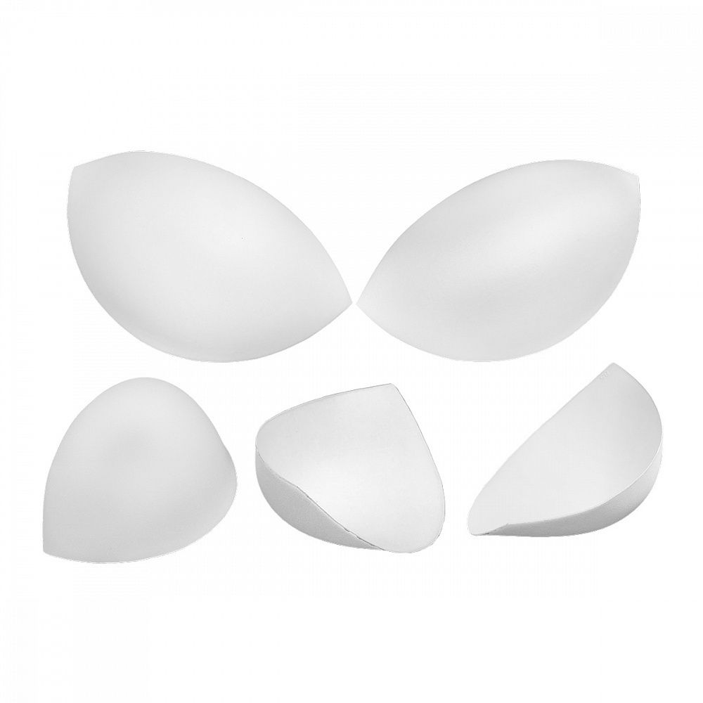 Бельевые чашечки для бюстгальтера с равном. наполн., (D4.6.01), разм.90, 01-белый, 10 пар