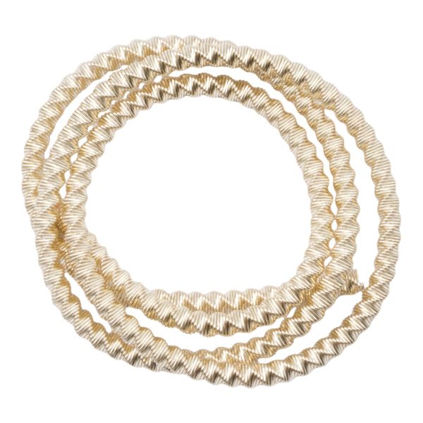 Трунцал зигзаг Светлое золото 2,5 мм, 5±0.1 грамм, ТЗ002НН25