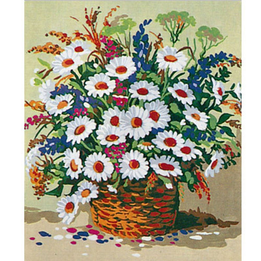 Рисунок для вышивания Grafitec (канва), сер.10.000 50х40 см, 10.105 Букет полевых цветов