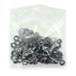 Люверсы металл ⌀_4.0 мм (внутр.), черный, 100 шт, S090812, BIG