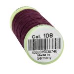 Нитки отделочные Gutermann Top Stitch, 30м, 108 слива, 5 катушек