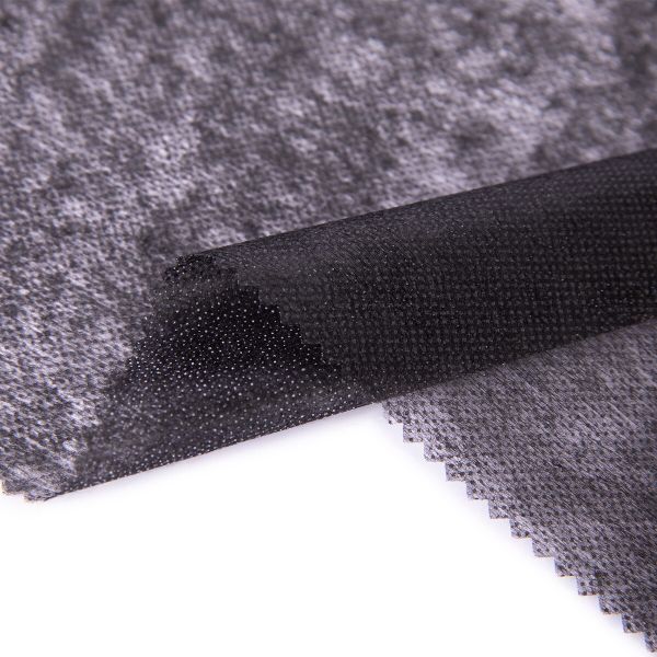 Флизелин клеевой точечный 24±5 г/м², 100х100 см, черный, Gamma GDD-720