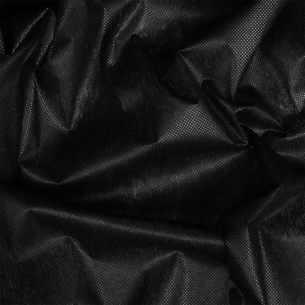 Флизелин клеевой точечный 35 г/м², цв.черный, шир.90см, 100м