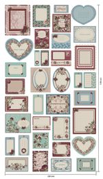 Ткань для пэчворка Peppy Викторианские розы, рулон 112 см / 5 метров, ВР-80 Панель, Peppy