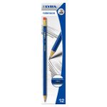 Карандаш чернографитный с ластиком ROBINSON заточенный 12 шт, HB, Lyra L1220100