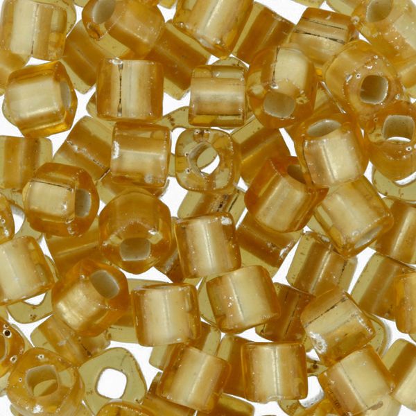 Бисер Toho Cube 3 мм, 25 г (5х5 г), 0022F св.золотистый/матовый
