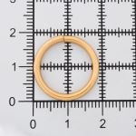 Кольцо разъемное металл in ⌀15 (19 мм внешн.), золото, 816B-001, 100 шт