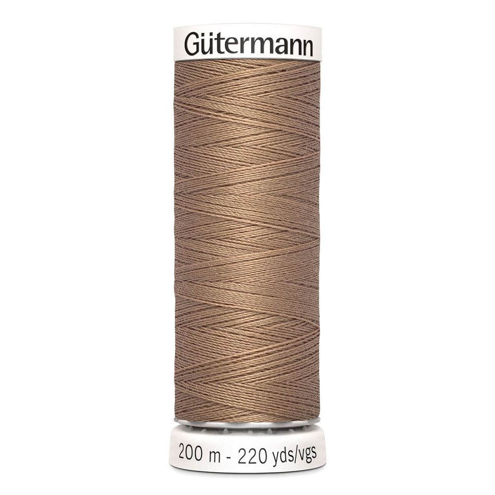 Нитки универсальные Gutermann Sew-all 100 (200 метров), 5 кат. | 139 бежево-коричневый
