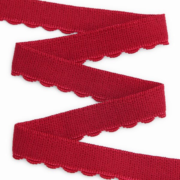 Резинка бельевая (отделочная) становая 12.0 мм / 50 метров, бордовый, (МЛ175.012/1)